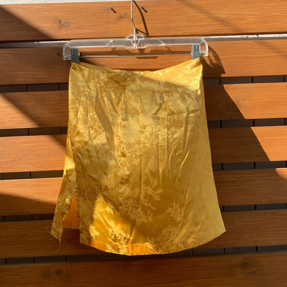 Vintage satin skirt